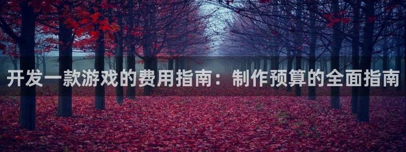 沐鸣娱乐2上来77542：开发一款游戏的费用指南：制作预算的全面指南